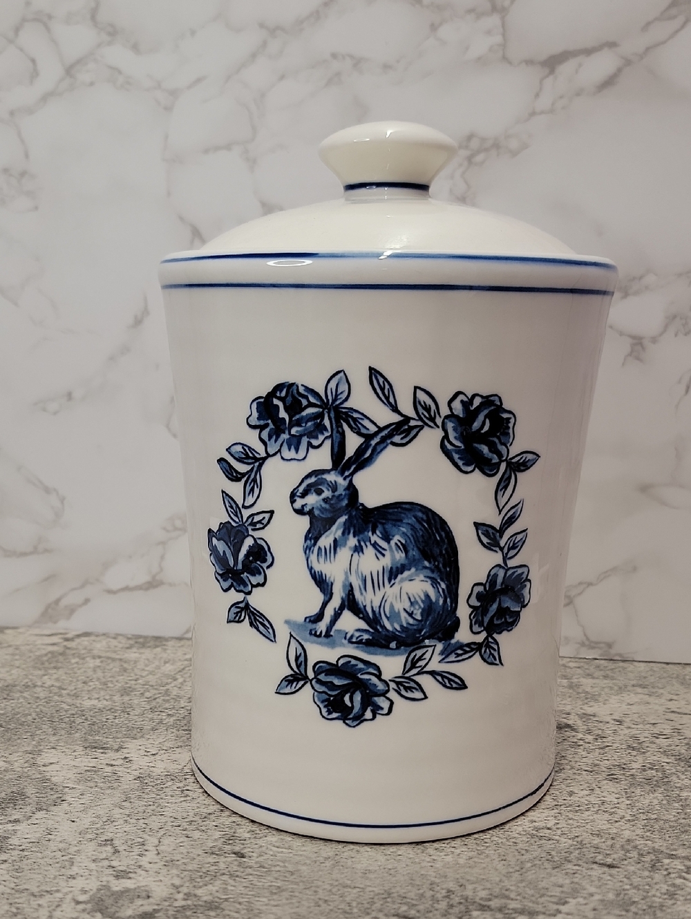 Anthropologie Molly Hatch Bunny Rabbit Canister Cookie Jar